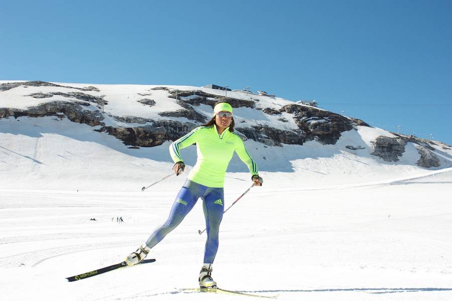 Skiing technique for nordic skiers