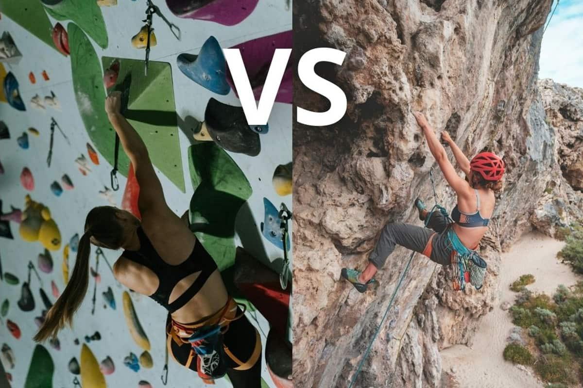 indoor vs outdoor rock climbing indoor vs outdoor rock climbing