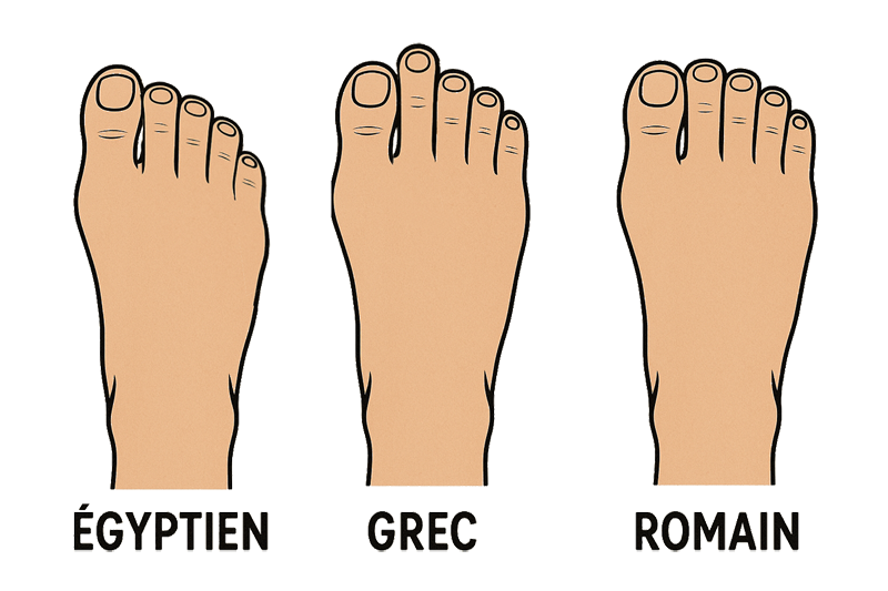 formes de pieds en escalade