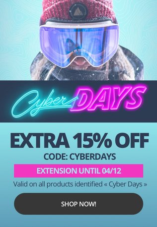 cyber days -15% supplémentaires prolongation