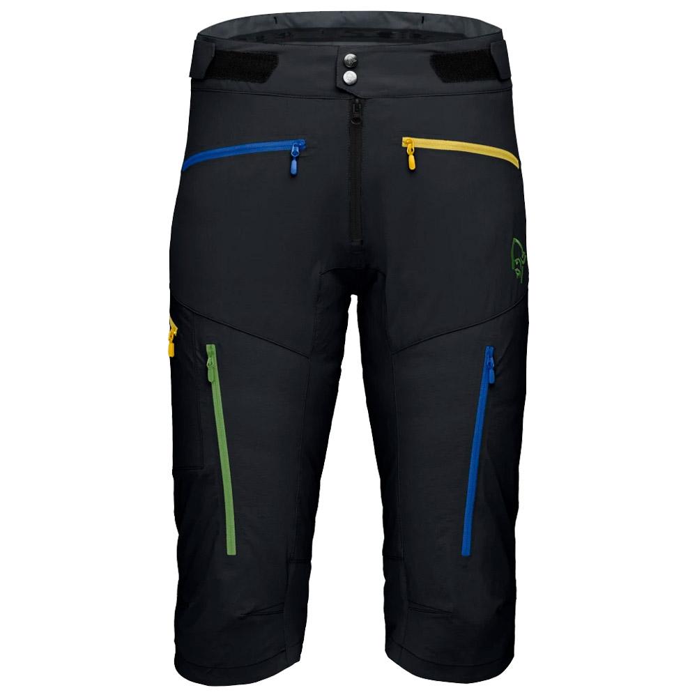 MTB korte broek Norrona Fjørå Flex1 Shorts M's Caviar Multi - Zomer 2022 |  Glisshop