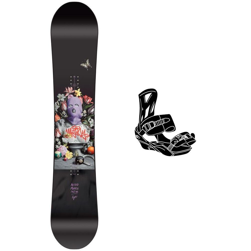 Nitro - Snowboard-Set Mercy + Bdg - Snowboard - Damen - Glisshop.de