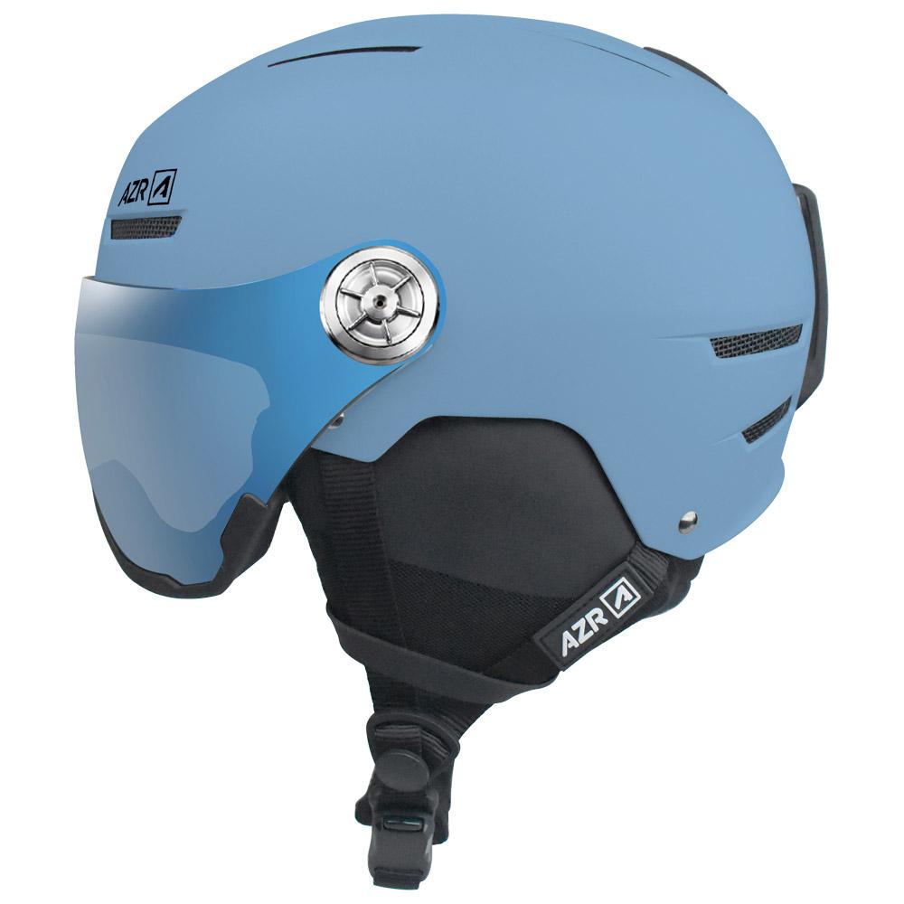 AZR - Slider Visor Bleu Mat Irisé Bleu Multicouche - L - Helmet w/ visor