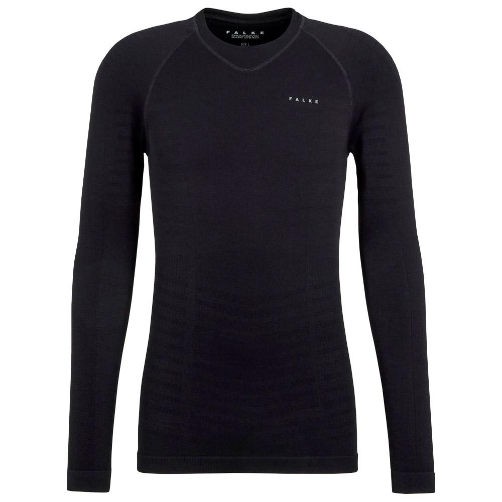 Falke - Maximum Warm Longsleeved Shirt Tight Black - S - Technical underwear
