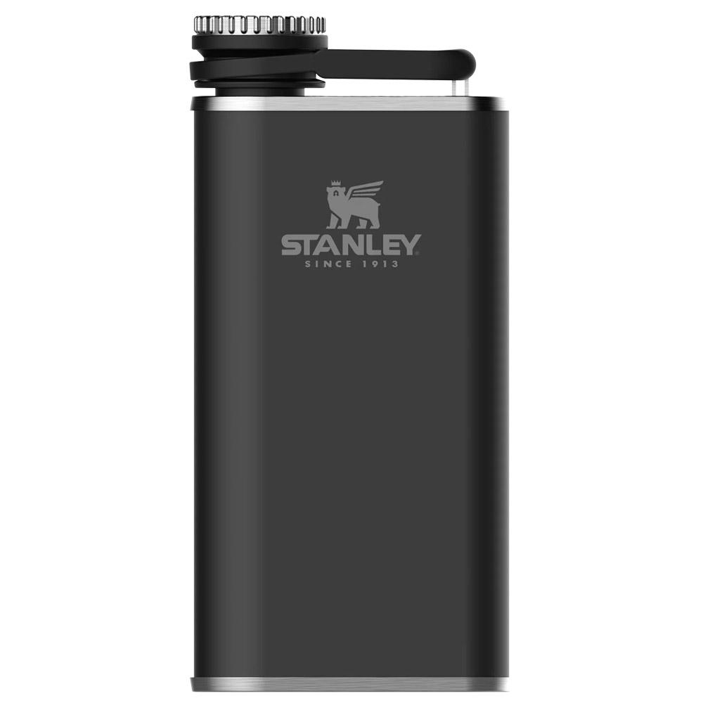 Stanley - The Easy-Fill Wide Mouth Flask 0,23L (8Oz) Matte Black Pebble - Water Bottle