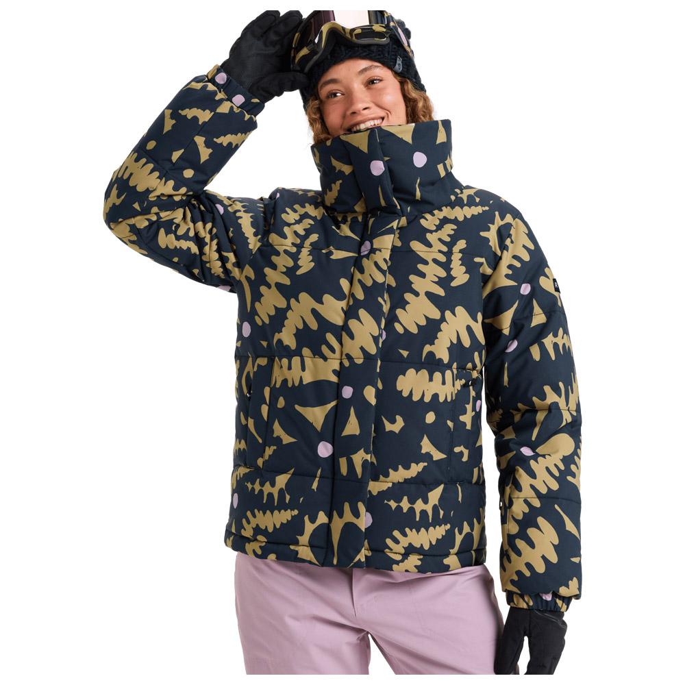 Roxy - Snow Winter Rebel Fennel Seed Big Flower - M - Funktionsjacke