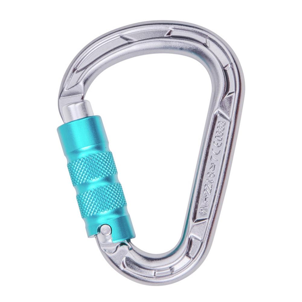Edelrid - Hms Strike Triple Silver - Karabiner - Argent - Glisshop.de