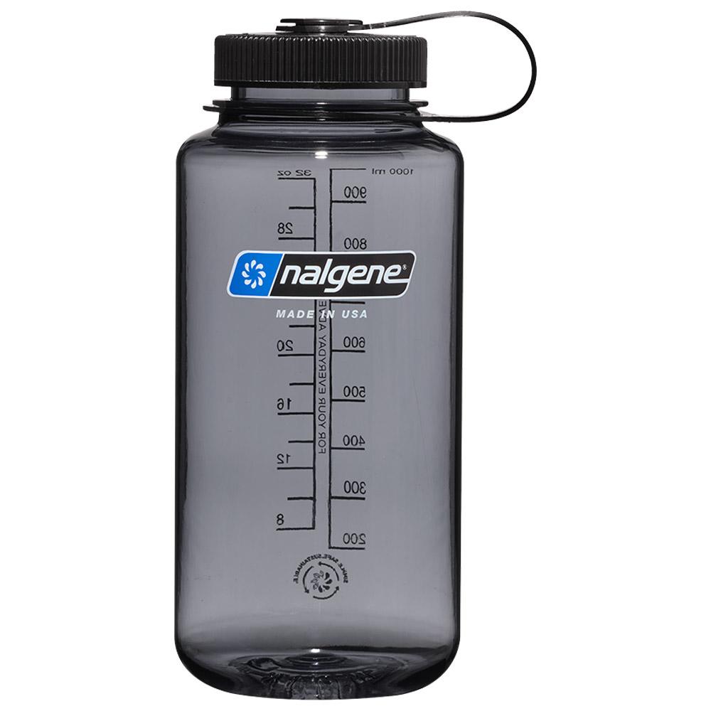 Nalgene - Bouteille Grande Ouverture 1L (32Oz) Gray Black - Trinkflasche