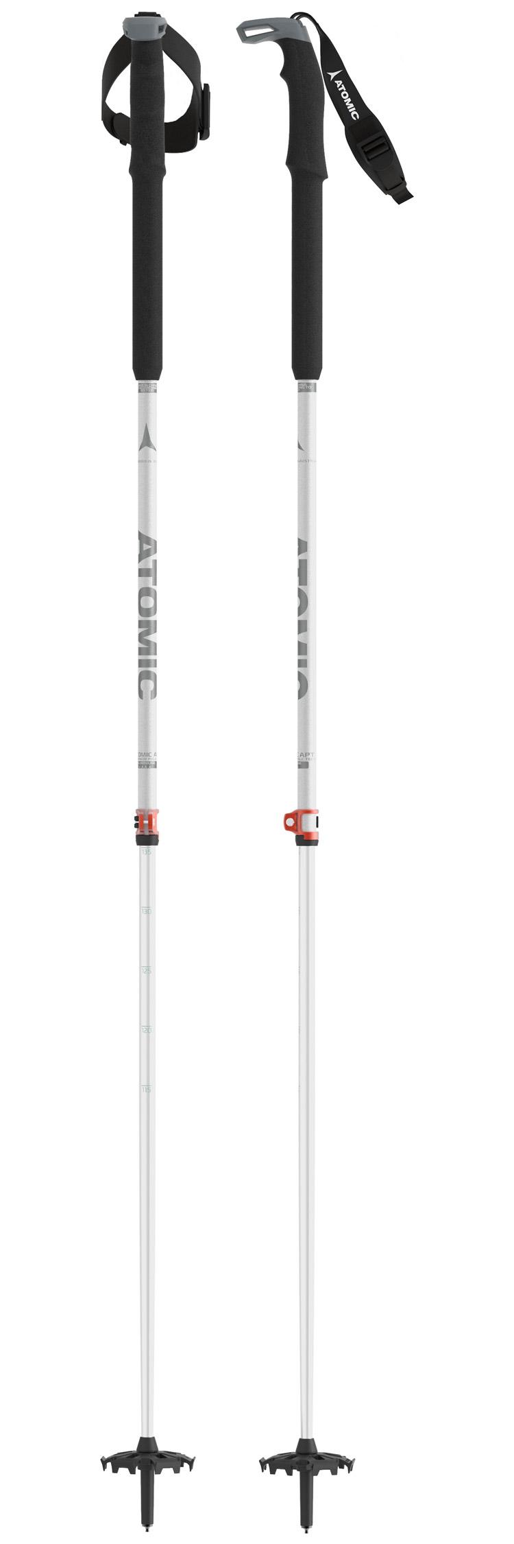 Atomic - Bct Touring SQS Silver Grey - Stöcke - Grau - Glisshop.de