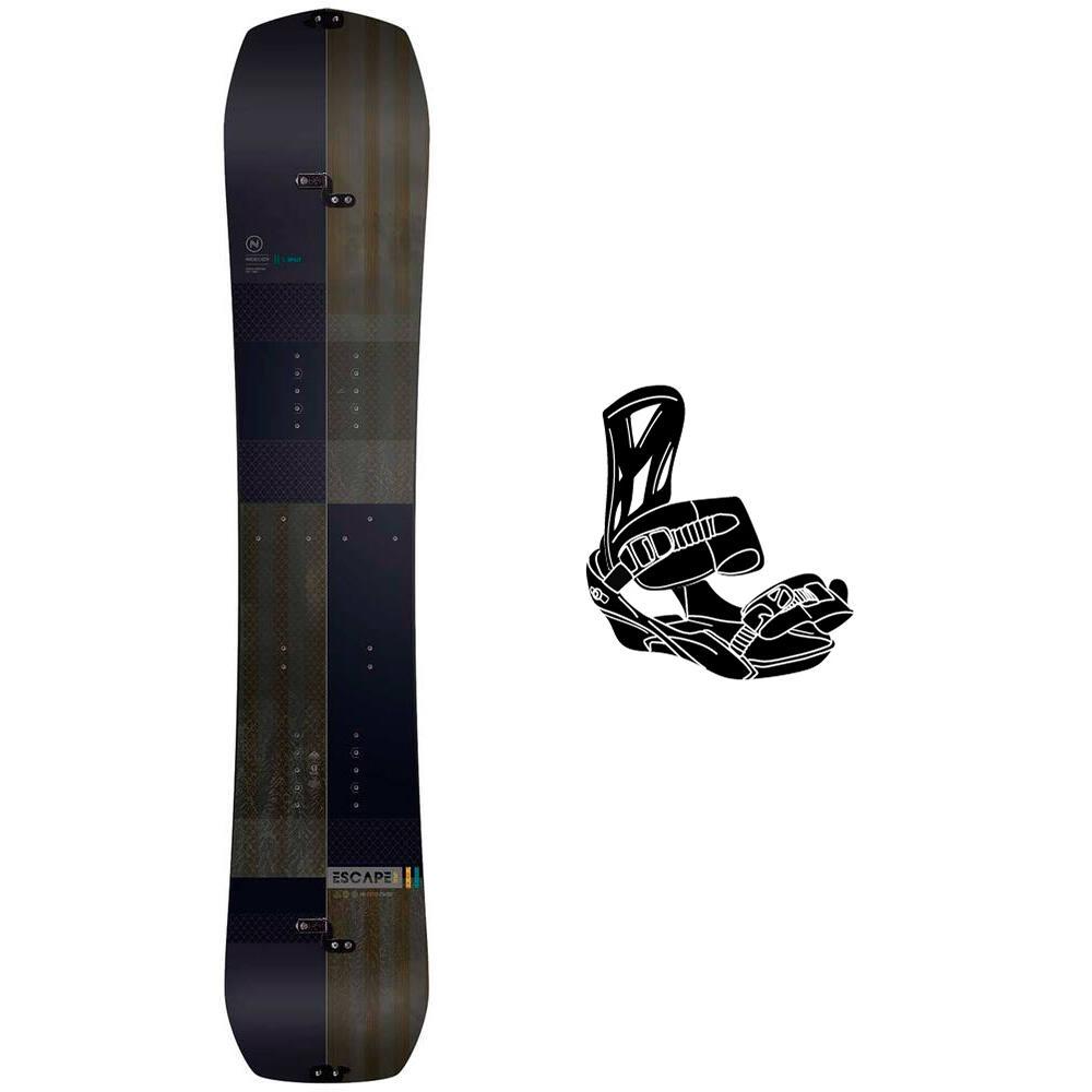 Nidecker - Pack Snowboard Escape Split - 159 + Connect Free Ranger - Snowboard