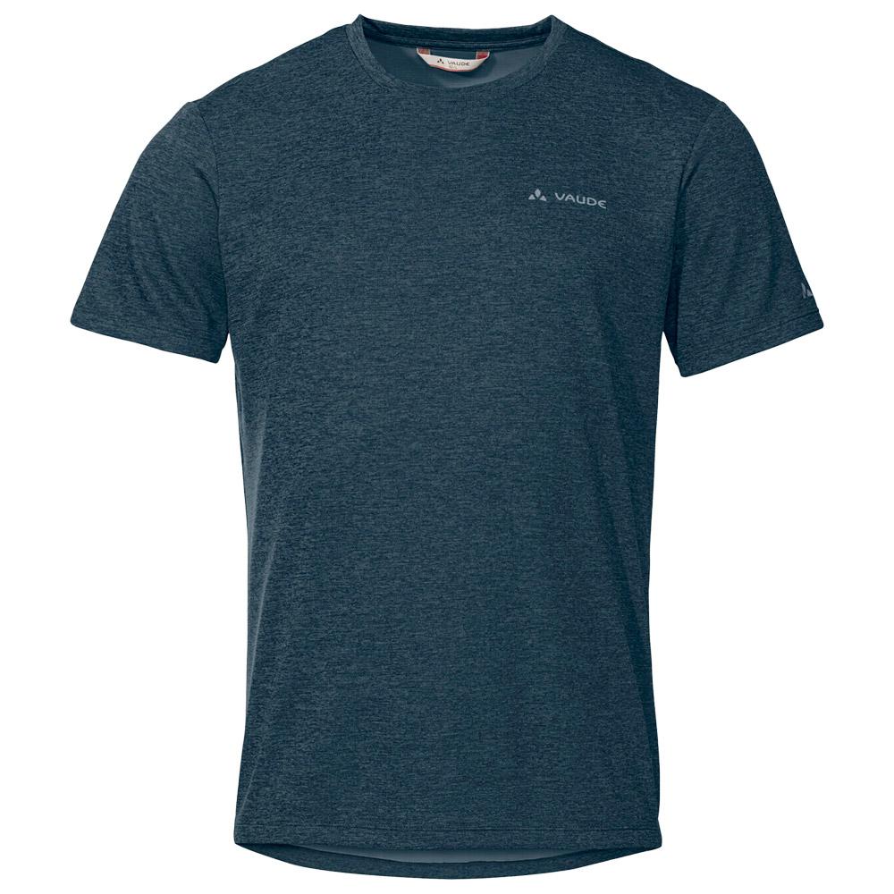 Vaude - Men's Essential Tee Shirt Dark Sea Uni - L - Wander-T-Shirt