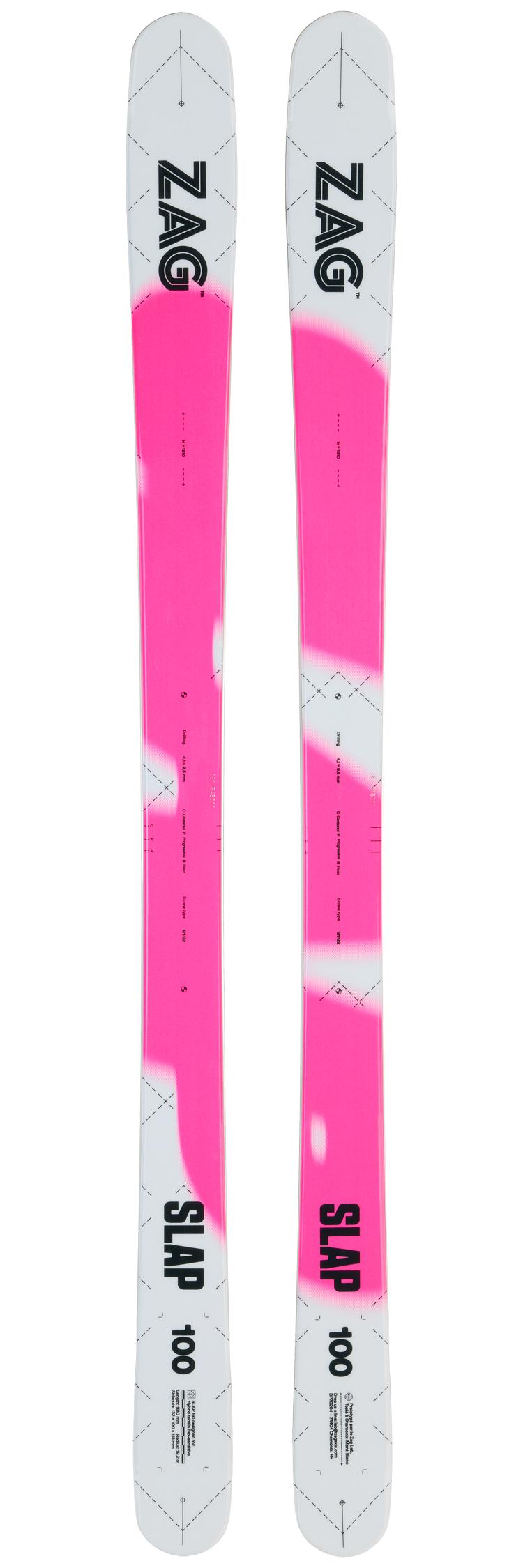 Zag - Pack Ski Slap 100 Pink - 174 + 11.0 TP 110mm White - Ski