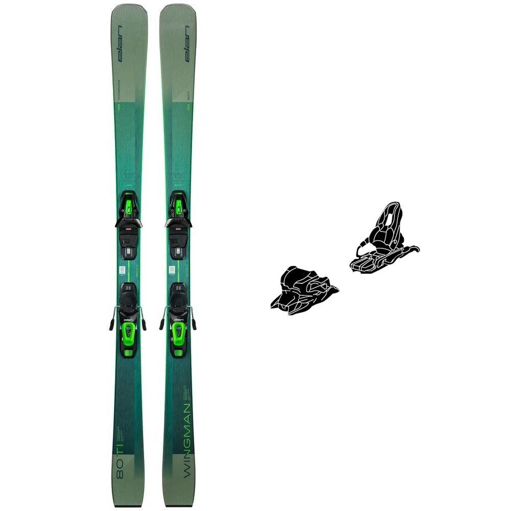 Elan - Pack Ski Wingman 80 Ti Shiftx - 168 + El 10.0 Gw Shift Black Green B78 - Ski