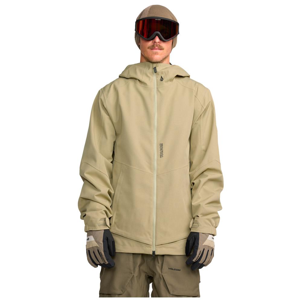 Volcom - Brighton Full Zip Jacket Moss Green - M - Funktionsjacke - Größe M - Grün - Herren - Glisshop.de