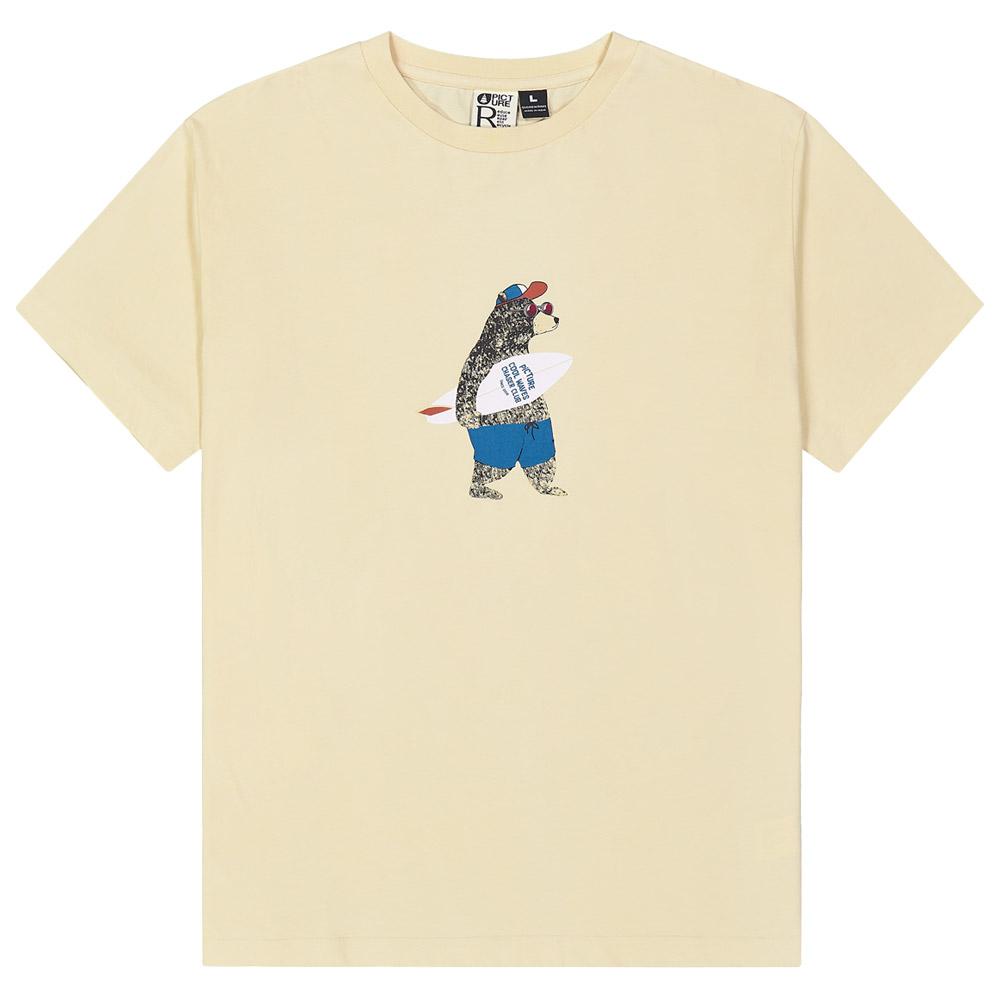 Picture - Powee Wood Ash - M - T-Shirt - Größe M - Wood Ash - Herren - Glisshop.de
