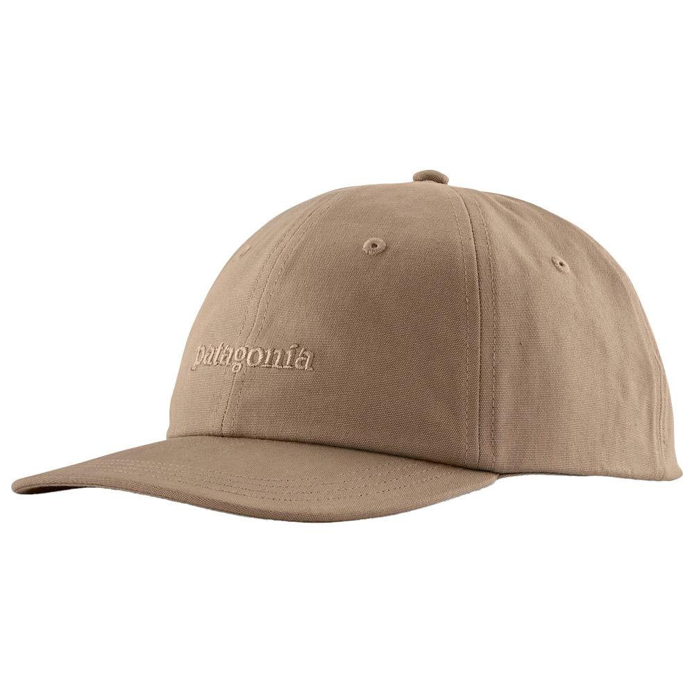 Patagonia - Fitz Roy Icon Trad Cap Text Logo Seabird Grey - Cap - Grau - Glisshop.de