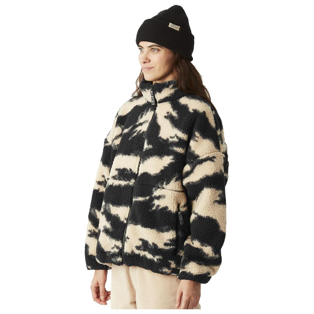 Picture - Gypsi Zip Shadow Print - S - Fleece