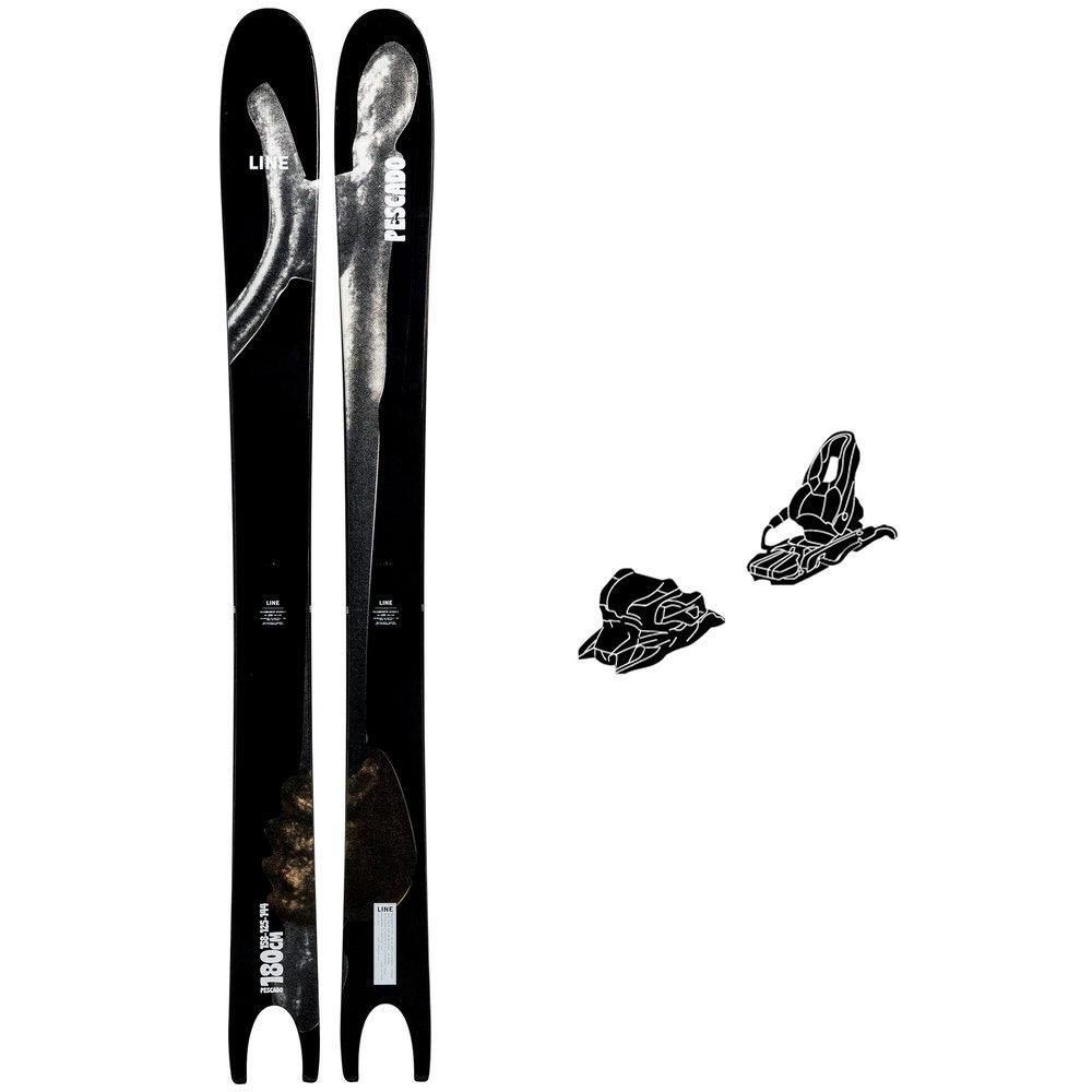Line - Pack Ski Pescado - 180 + Attack Lyt 11 Gw Br.130 Solid Black - Ski