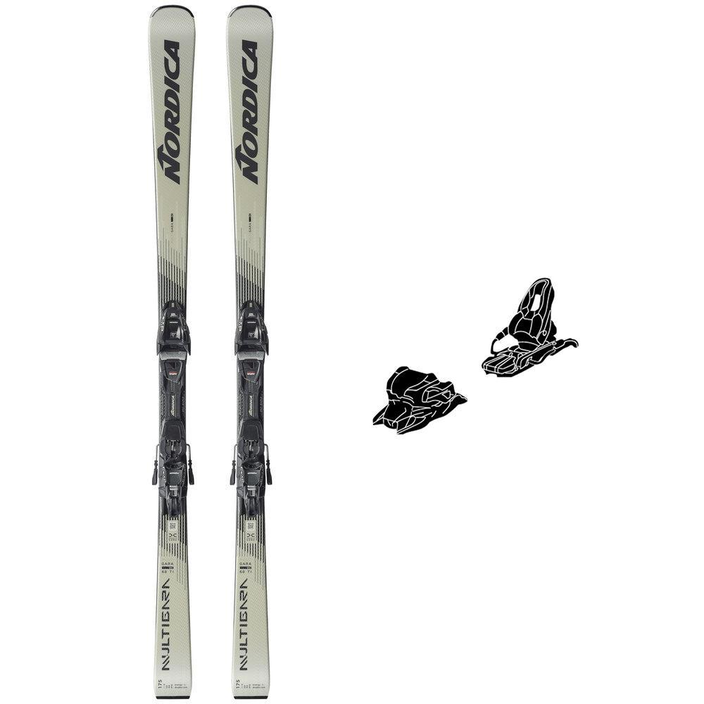 Nordica - Pack Ski Multigara Dc 68 Ti Fdt - 160 + Comp 12 Fdt Black Or - Ski