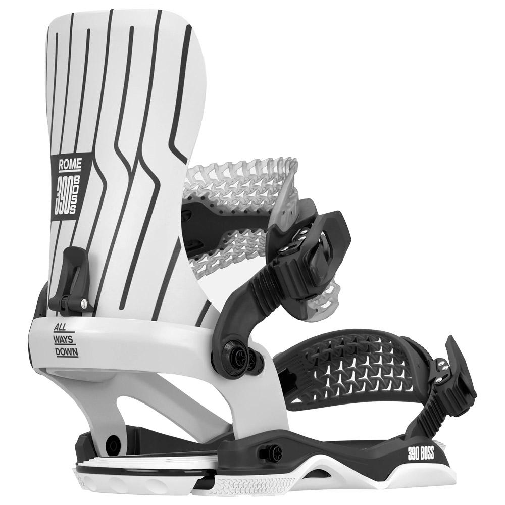 Rome - 390 Boss AW White - M-L - Snowboard binding