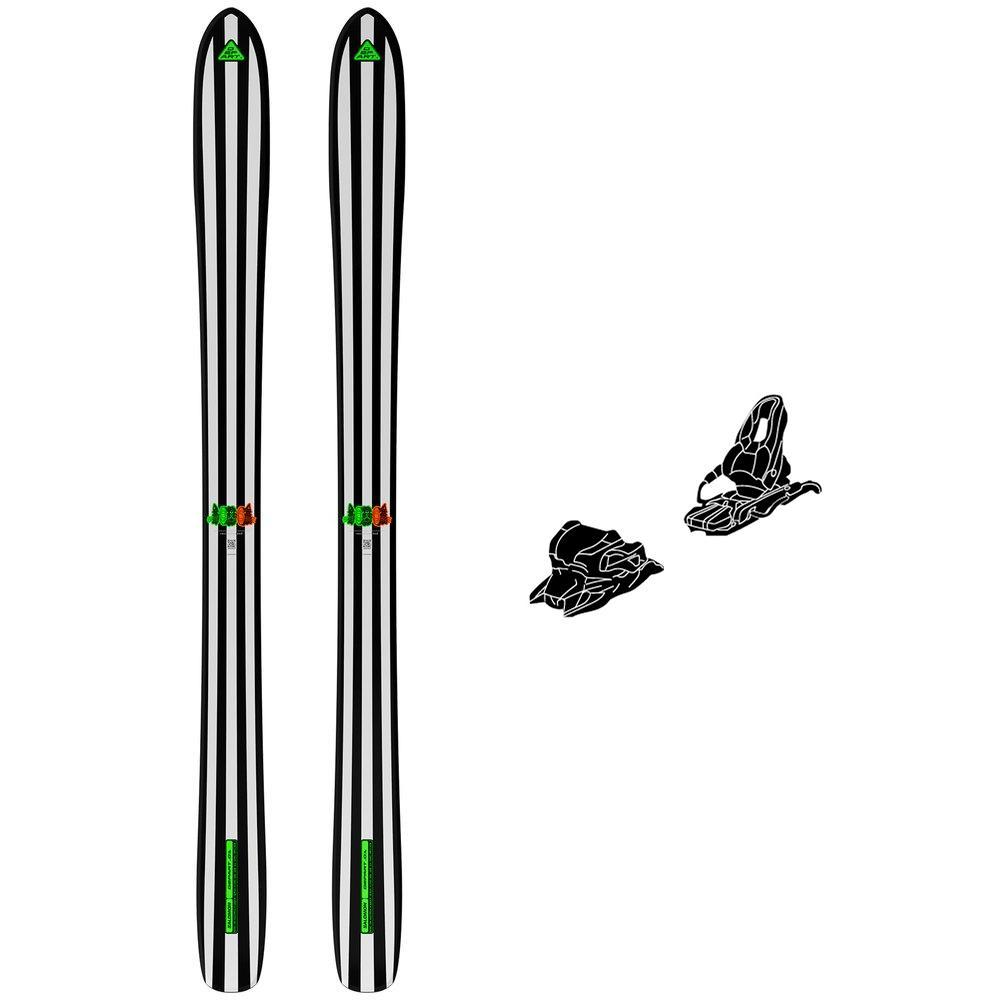 Salomon - Alpine ski set Départ 01 + bindings - Ski