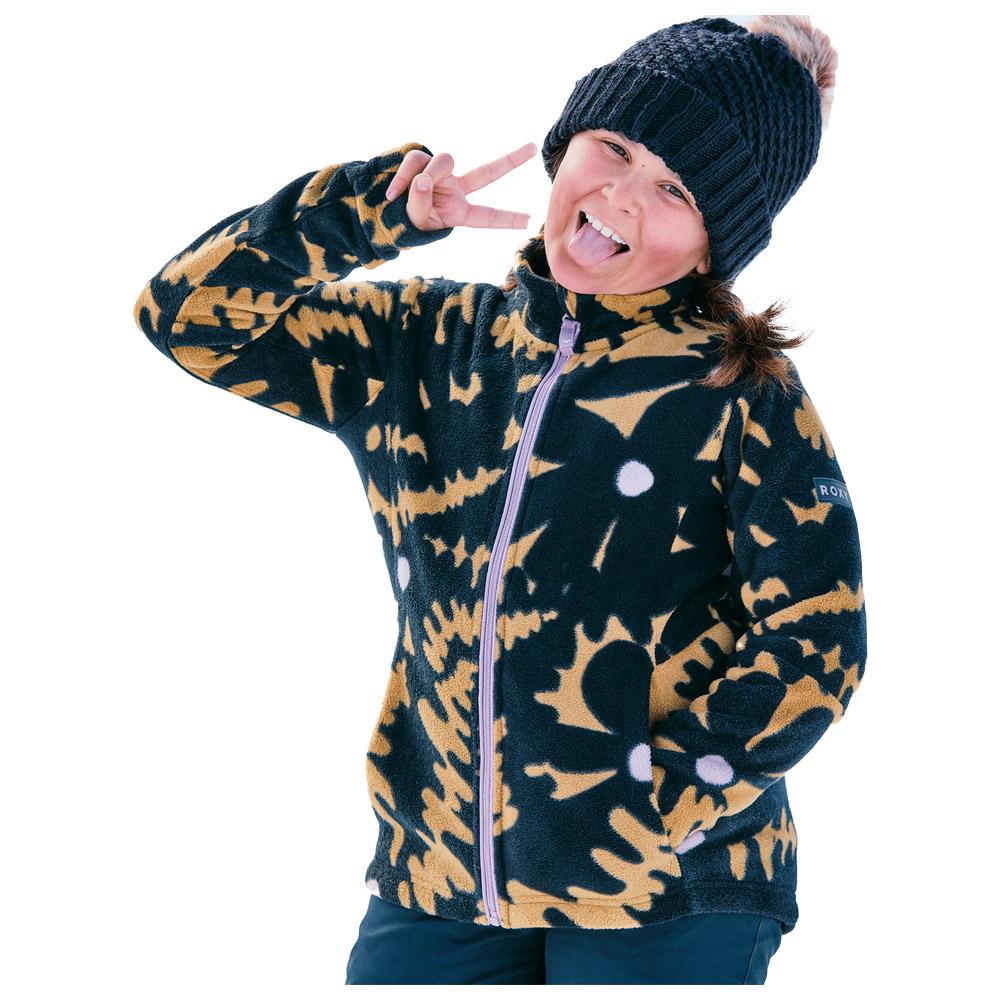 Roxy - Windyspirit Girl Fennel Seed Big Flower - 14 ans - Fleece - Größe 14 ans - Fennel Seed Big Flower - Glisshop.de