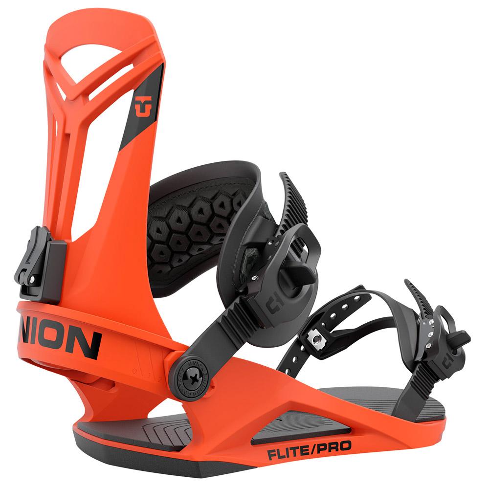 Union Snowboard binding Flite Pro Orange - Winter 2022 | Glisshop