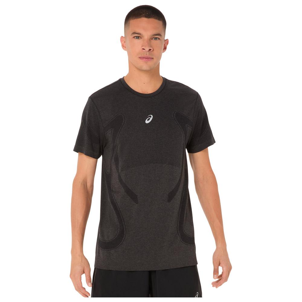 Asics - Road Seamless Ss Top Performance Black - M - Trail tee-shirt