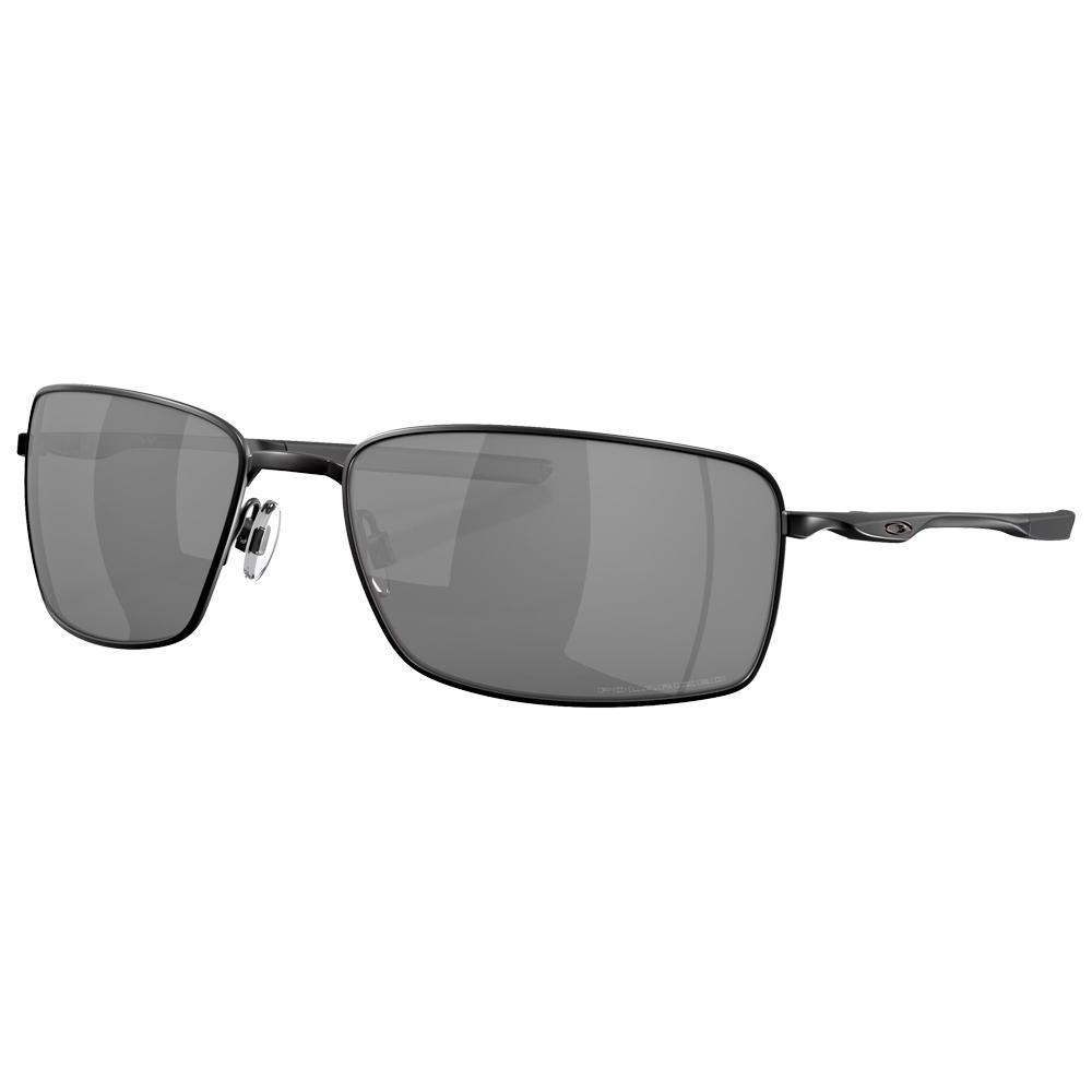 Oakley - Square Wire Matte Black Black Iridium Polarized - Sonnenbrille