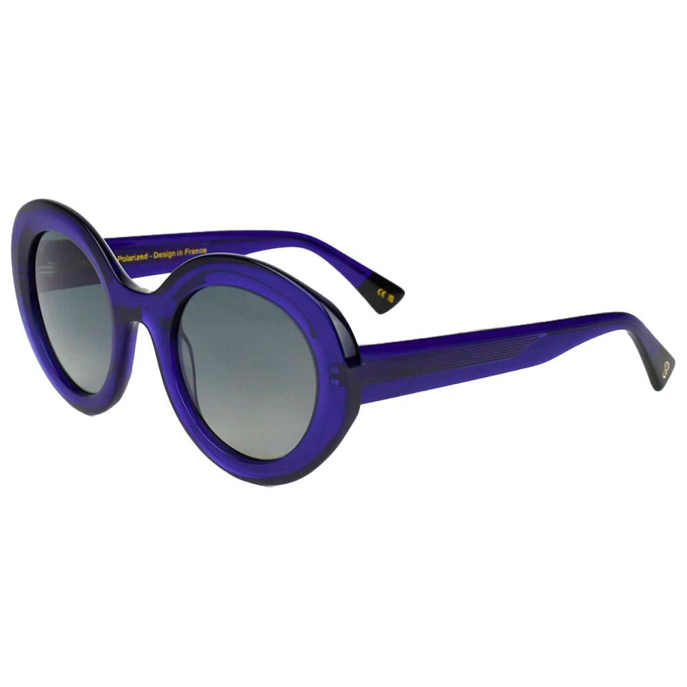 Binocle Eyewear - Bianca Shiny Purple Gradient Grey Polarized - Sunglasses