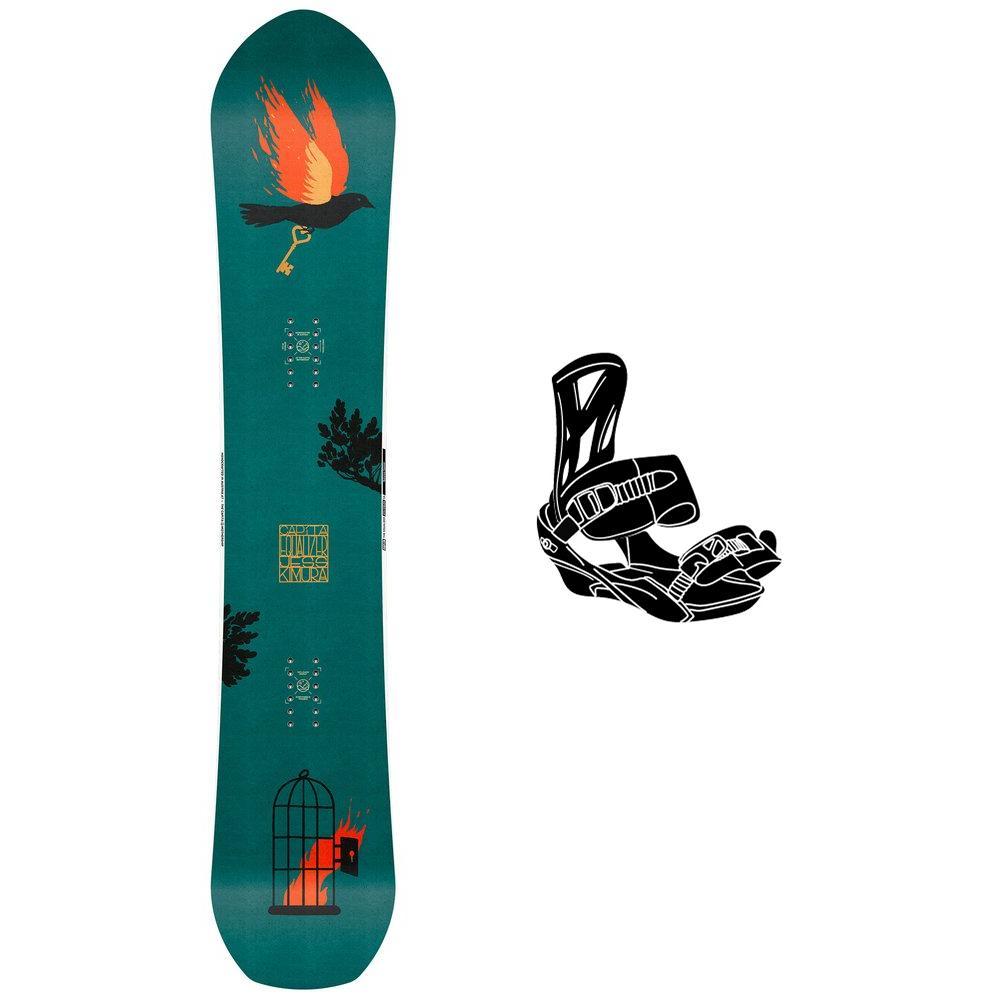 Capita - Pack Snowboard The Equalizer - 154 + Talent - Snowboard