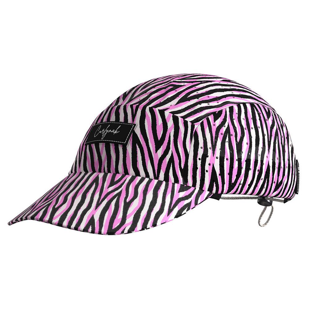 Curlynak - Running Cap Pink Zèbre - Cap
