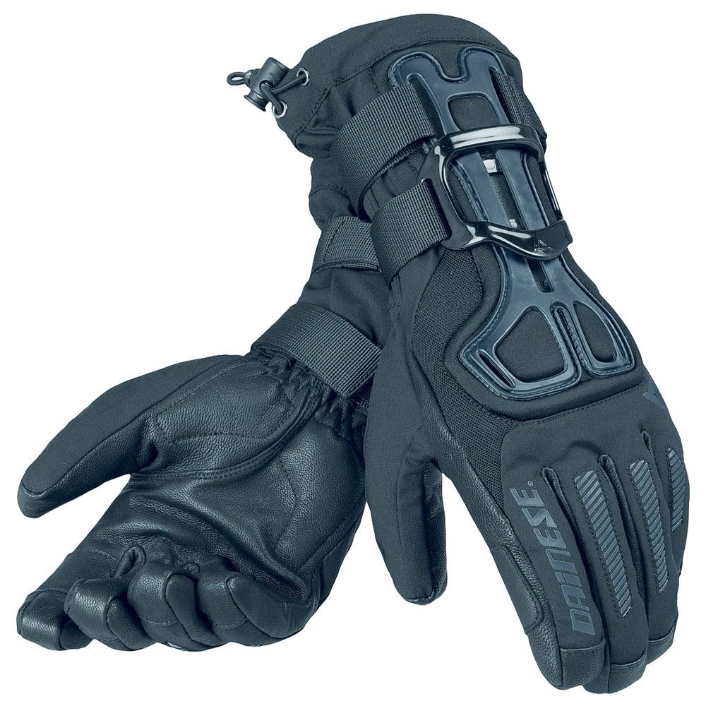 Dainese Racing Gloves サイズM Handschoenen Dainese D-Impact 13 D-Dry Glove Black Carbon - Winter