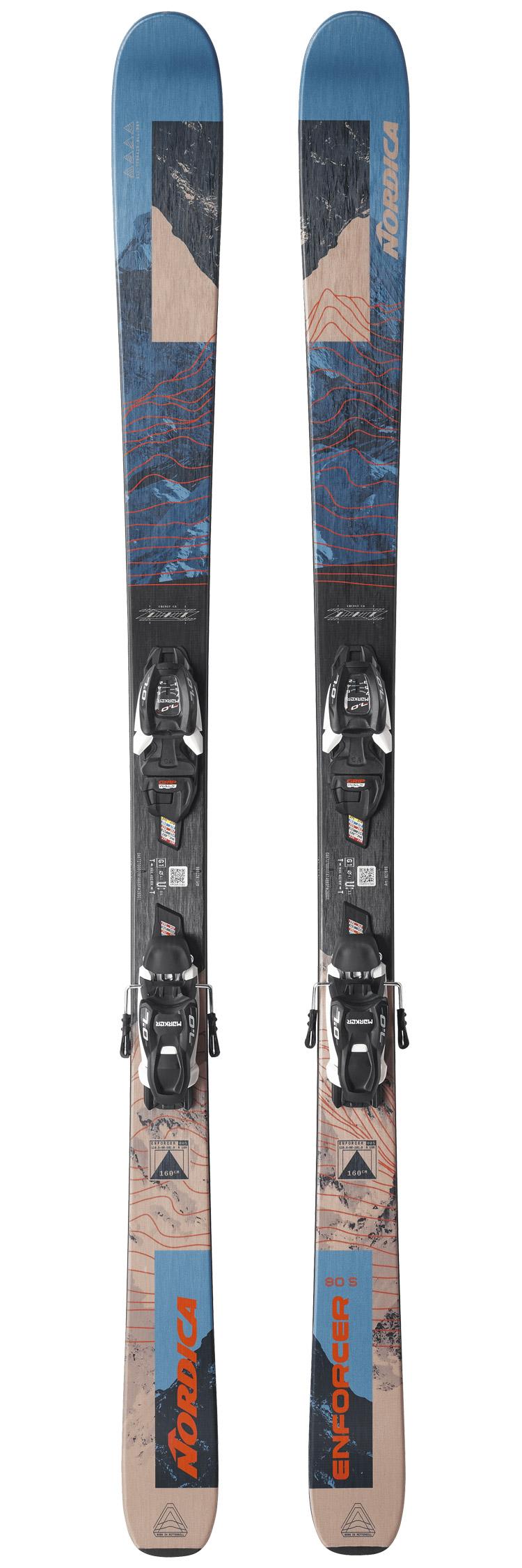 Nordica - Pack Ski Enforcer 80 S Fdt - 160 + Jr 7.0 Fdt Wb Black White - Ski