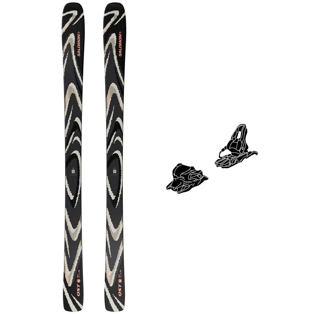 Salomon - Ski-Set Qst 94 Black + Bdg - Ski - Schwarz - Glisshop.de