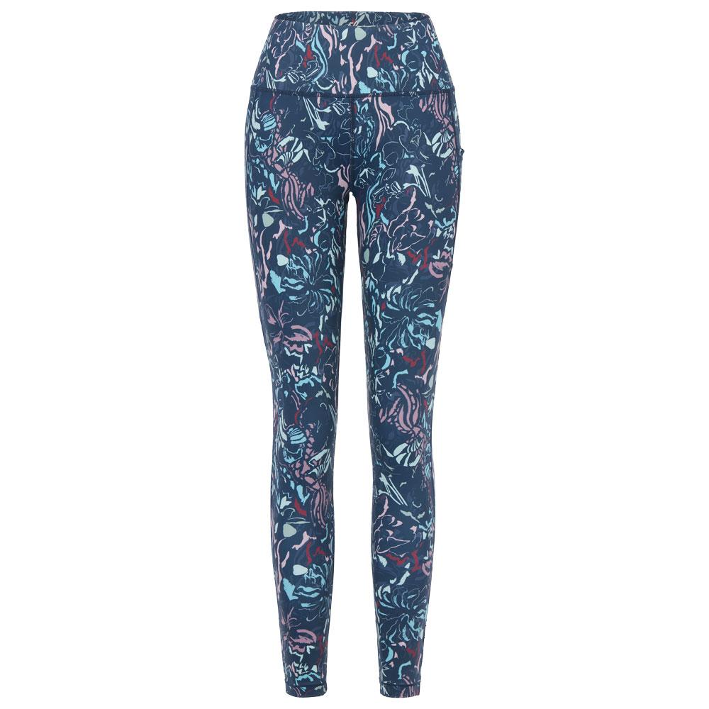 Dare2B - Influentialiilg Blk/Enrgprnt Abstract BloomPrint - M - Trail-Leggings - Größe M - Abstract BloomPrint - Damen - Glisshop.de