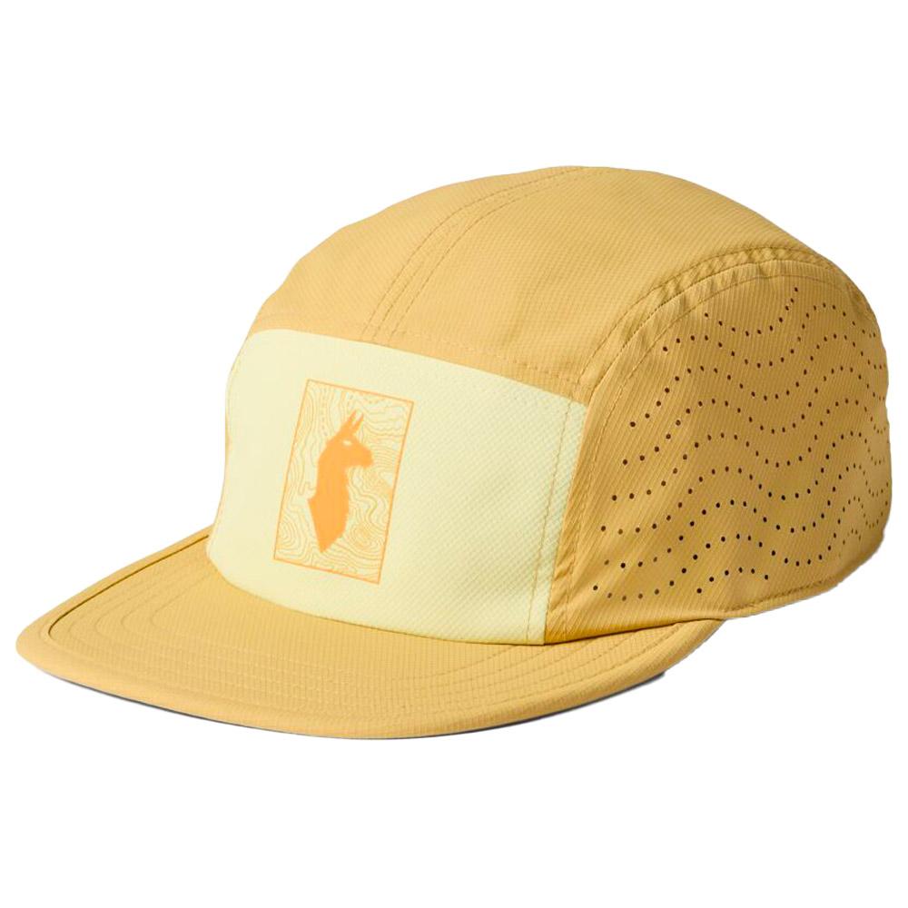 Cotopaxi - Tech Plus 5-Panel Hat Honeyded And Husk - Cap - Honeyded And Husk - Glisshop.de