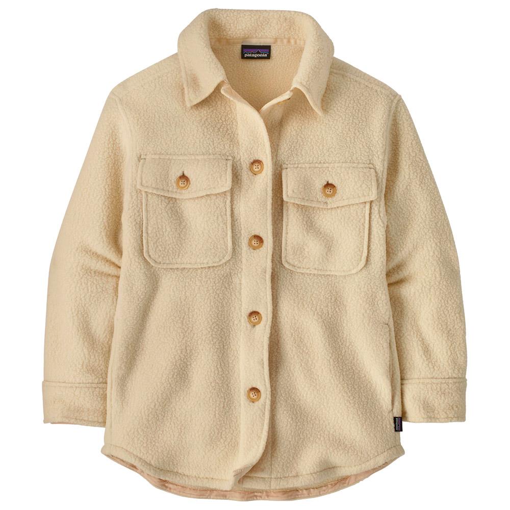 Patagonia - W's Retro Pile Shacket Natural - S - Hemd - Größe S - Beige - Damen - Glisshop.de