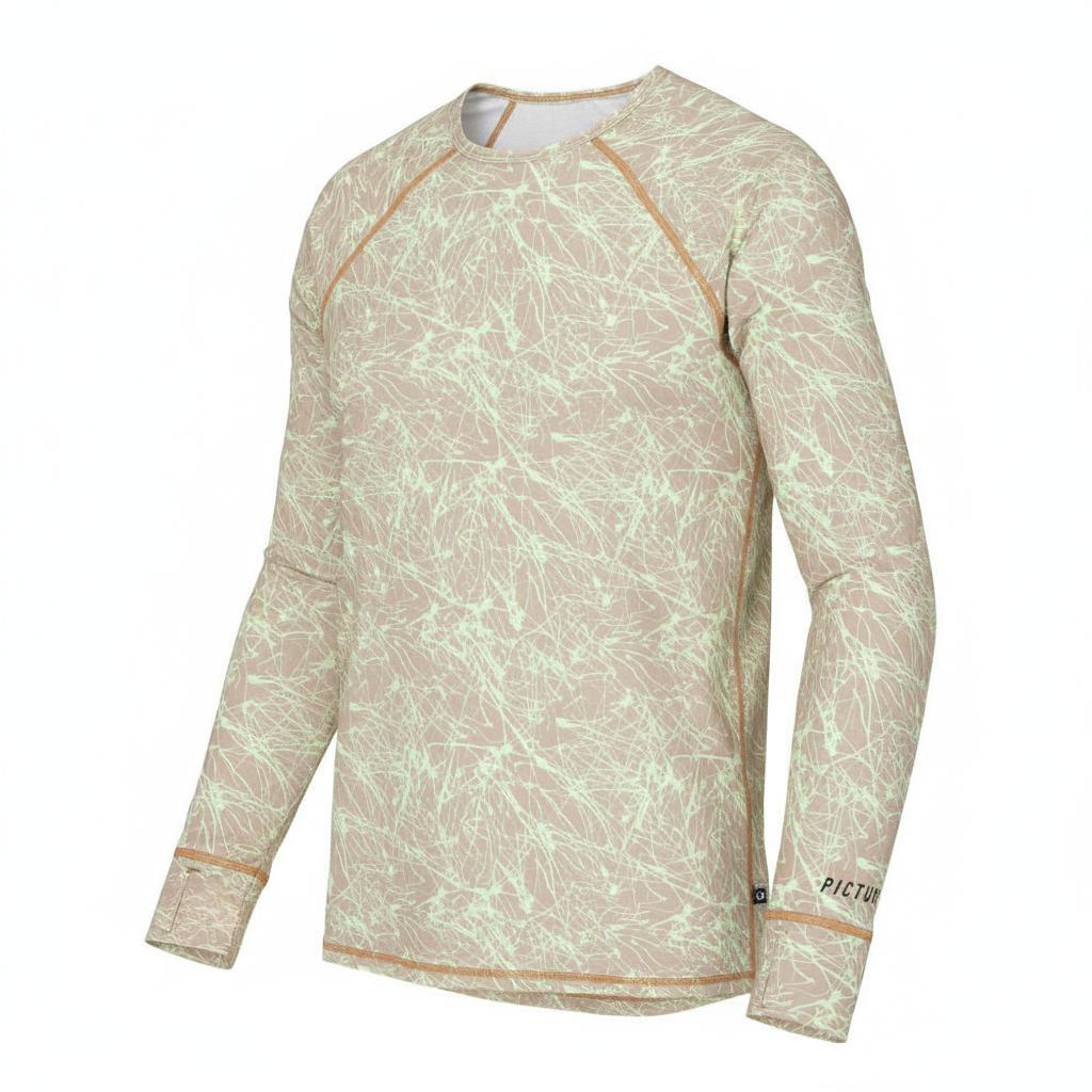 Picture - Milita Printed Textury Print - XS - Funktionsunterwäsche - Größe XS - Textury Print - Damen - Glisshop.de