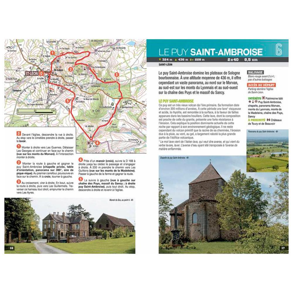 Chamina Edition Guidebook Auvergne - Les 50 Plus Beaux Sentiers ...