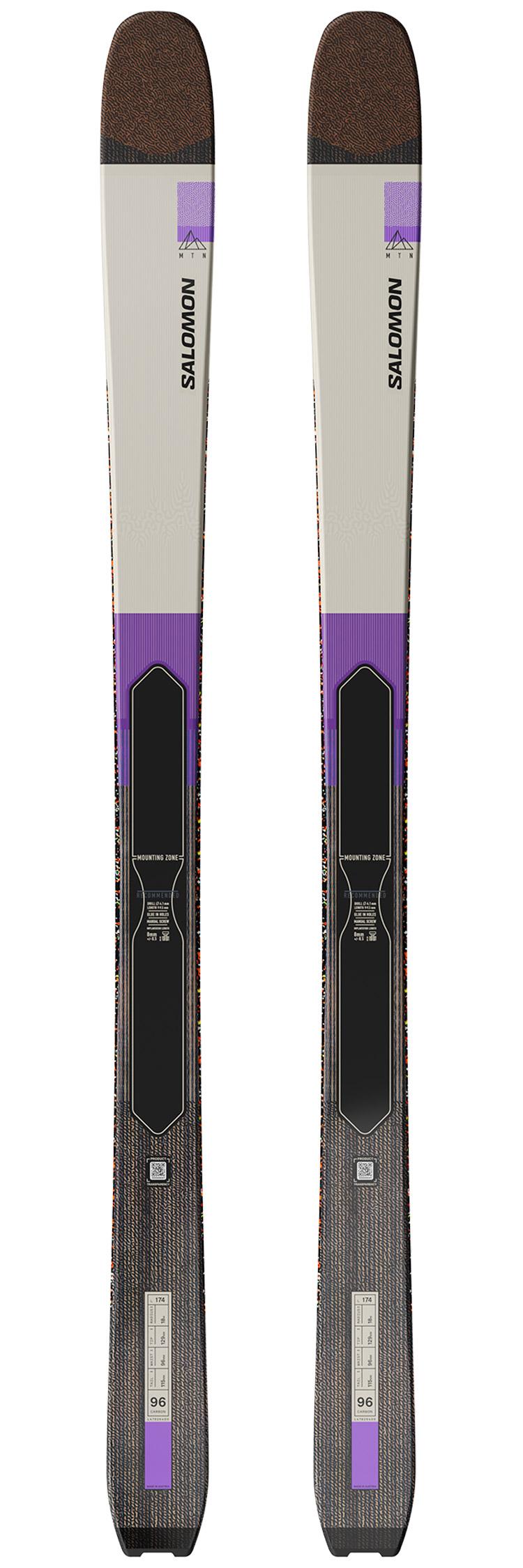 Salomon - Mtn 96 Carbon - 166 - Touring skis