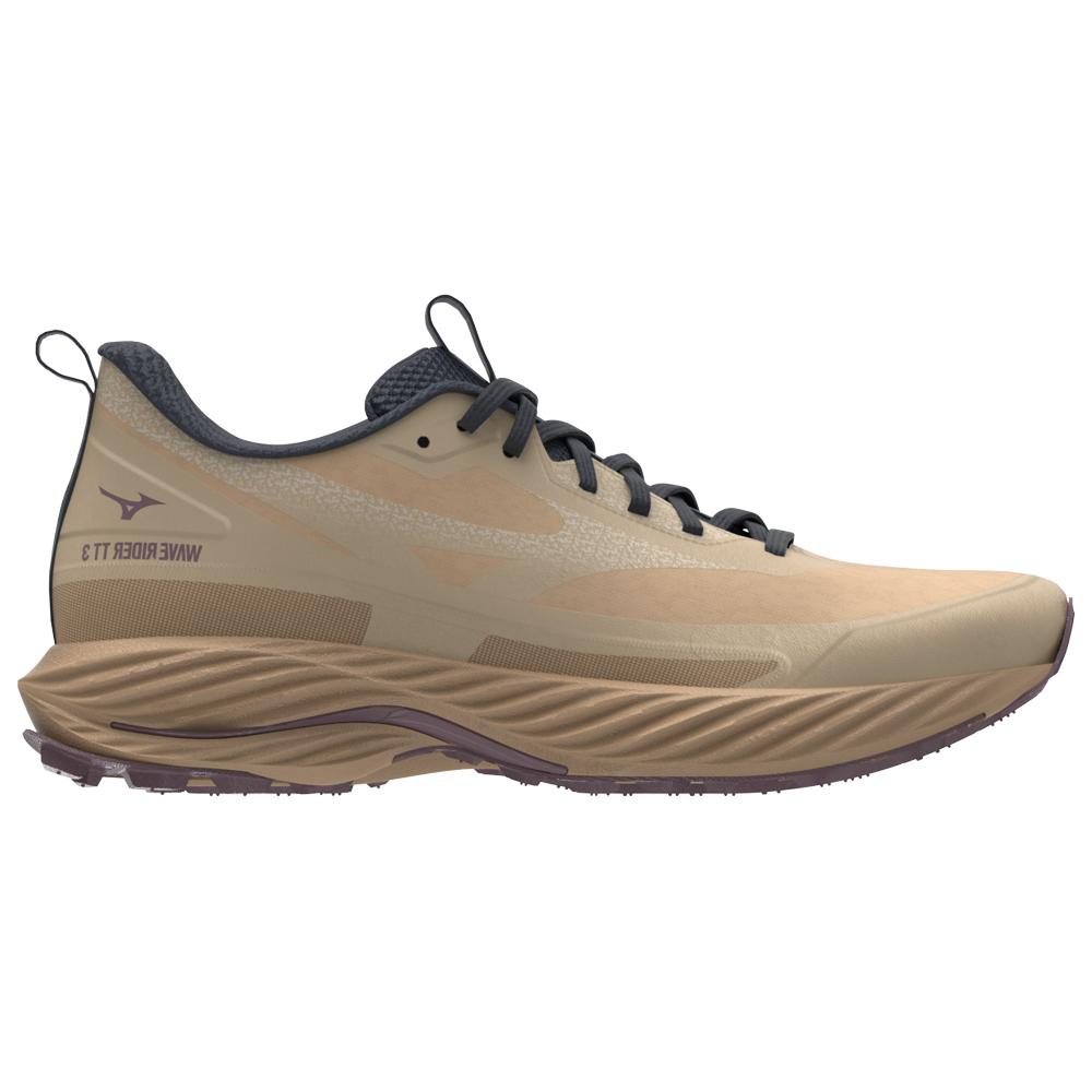 Mizuno - Wave Rider TT 3 Wos Curds&Whey Summer Sand Moonscape - 3.5 - Gravel Running shoes