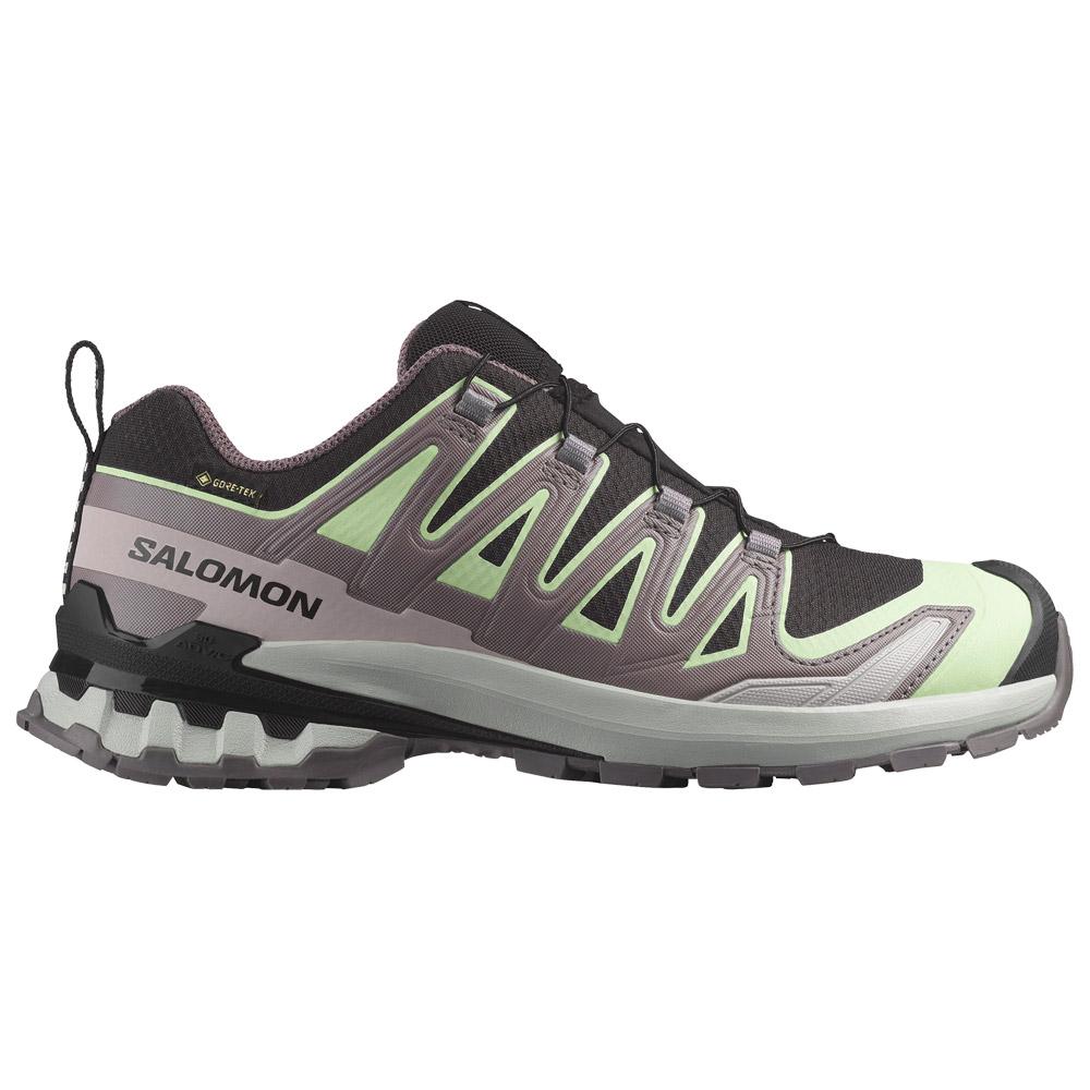 Salomon - Xa Pro 3D V9 Gore-Tex W Black Patina Green Gray Violet - 4.5 - Trailrunning-Schuhe