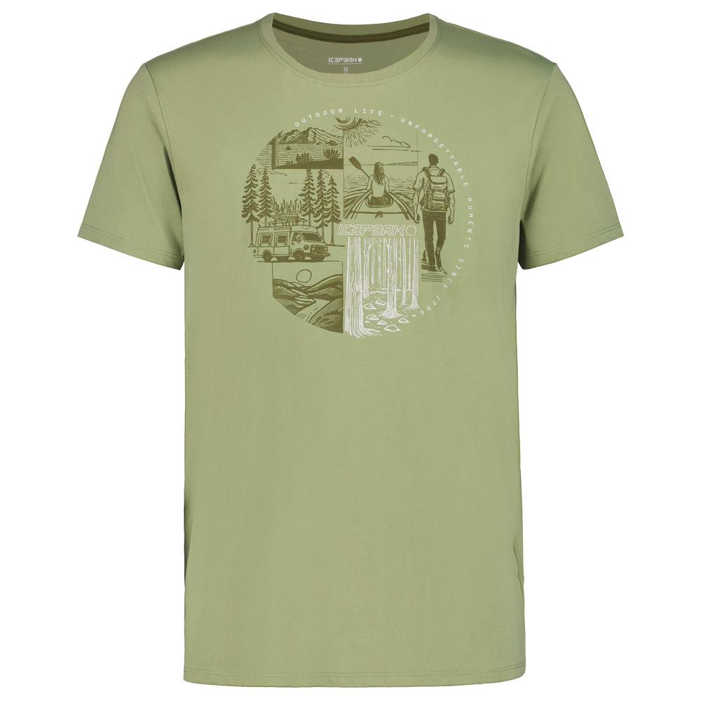 Icepeak - Beeville Vert Clair - L - Hiking tee-shirt