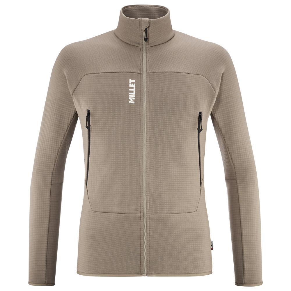 Millet - Fusion Grid Jkt M Beige - S - Fleece