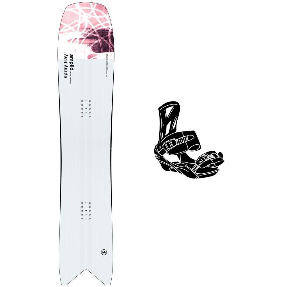 Amplid - Snowboard-Set Spray Tray + Bdg - Snowboard