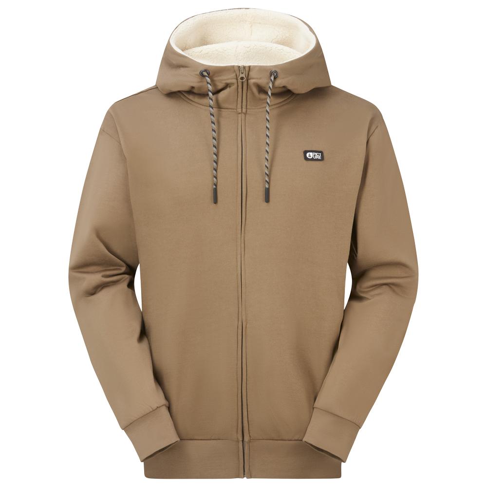 Picture - Yinni Plush Zip Shitake - XL - Sweatshirt