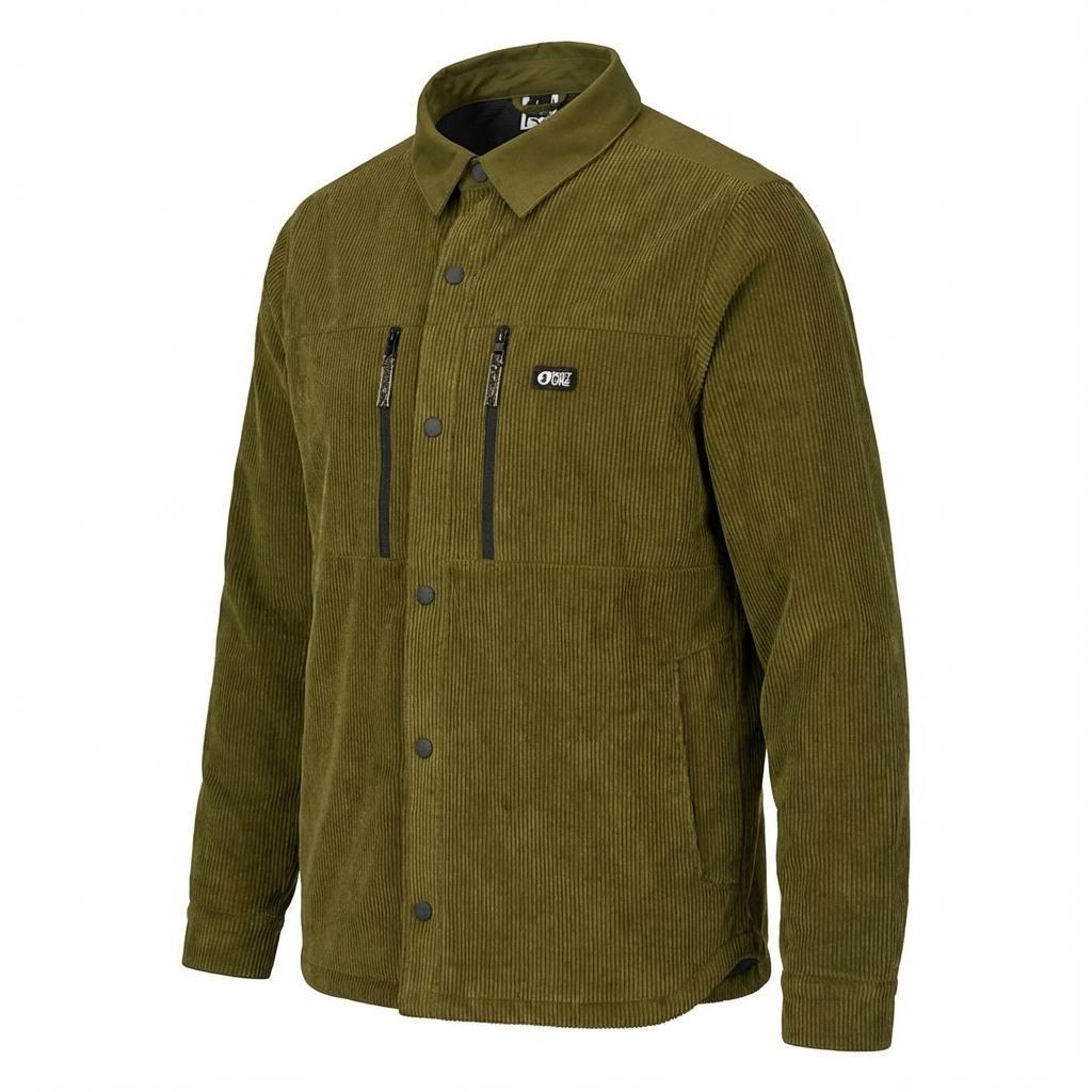 Picture - Bmdji Cord Tech Tobacco - S - Kapuzenjacke - Größe S - Tobacco - Herren - Glisshop.de