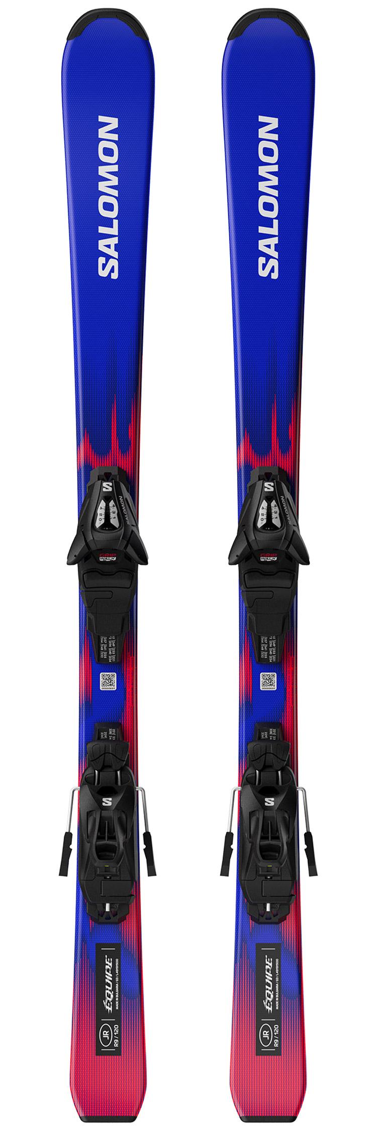 Salomon - Pack Ski L Equipe Jr S - 110 + L C5 Gw J75 Black Silver - Ski