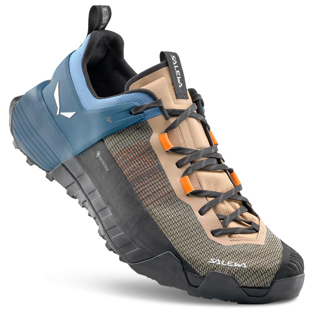 Salewa Heren MS Wildfire Gore-TEX trekking- en wandelschoenen, Ombre Blue/Fluo Orange, 44.5 EU
